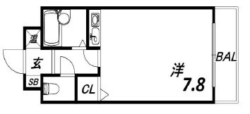 クレッシェンド岸地の間取り