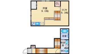 【間取り】 | Velo SOTOYAMA | 略図の為、現状優先
　