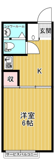 【間取り】 | クレールハサマ | ユニットバスからシャワールームにリノベーション