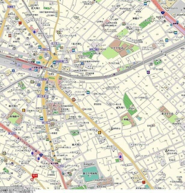 藤和シティコープ新大塚の地図
