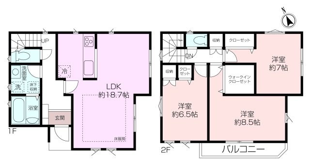 ＊桜を望む家＿太陽光パネル搭載＊＿成瀬6丁目新築戸建の画像