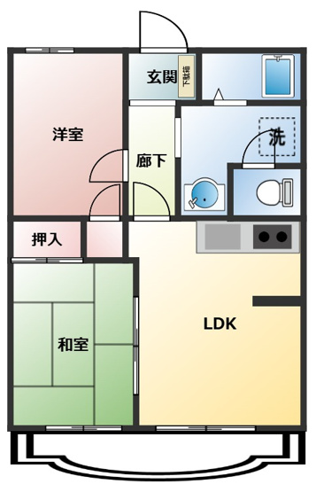 【間取り】 | エクレール10
