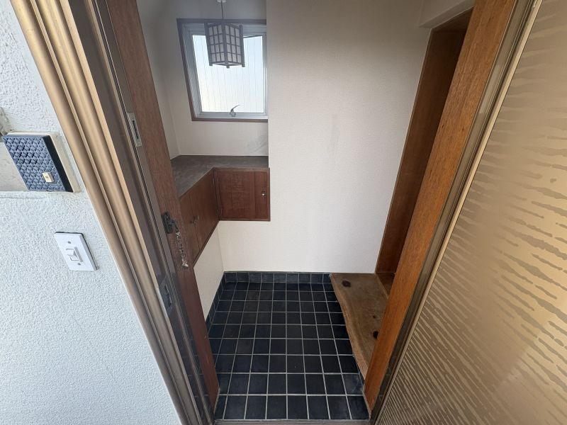 世田谷区経堂３丁目の賃貸マンションの玄関