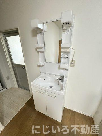 Fコーポの洗面所