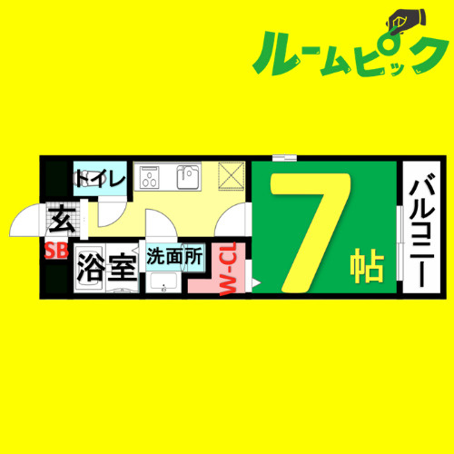 レキップ　名古屋市賃貸 仲介手数料無料の間取り