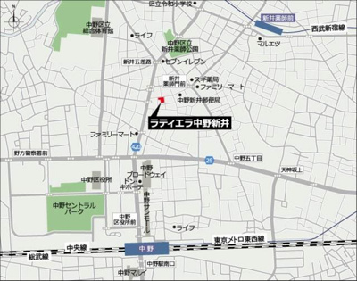 【地図】 | ラティエラ中野新井