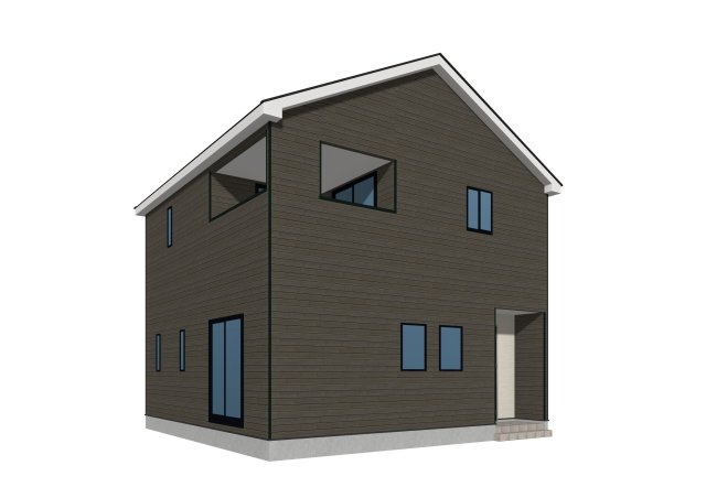 【外観パース】 | 神栖市土合２号棟 | 即日のご見学も可能です。お気軽に0476-37-3888までお問合せ下さい。