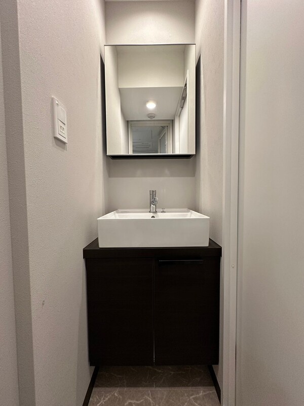 エストゥルース浅草の洗面所