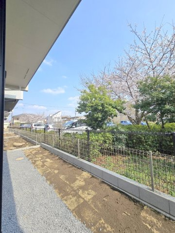 羽村市緑ヶ丘4丁目　新築戸建の庭