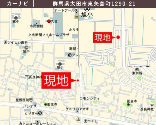 【新築】太田市東矢島町1期　限定１棟　テラシエ　新築建売の地図