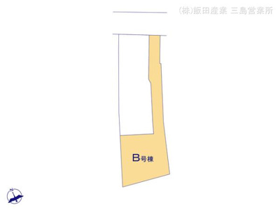 【区画図】 | 磐田市中泉 新築一戸建て B号棟 | B号棟の区画図です