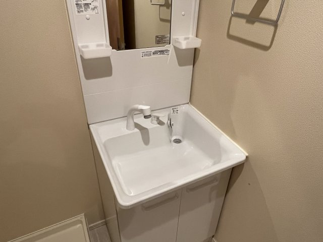 ガーデンケヤキの洗面所