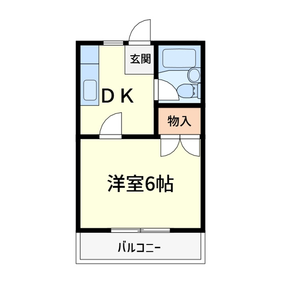 【間取り】 | ウェルシィー氷室