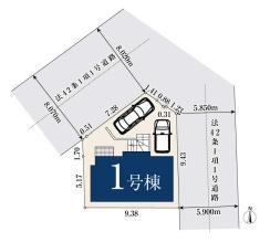 横浜市港北区小机町の新築一戸建の区画図|限定1棟の販売です！
お気軽にお問合せ下さい！
