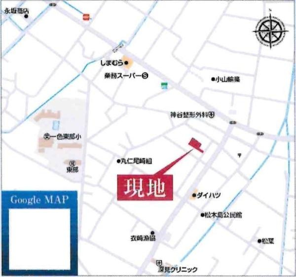 西尾市一色町松木島中切第3　全2棟・2号棟のその他|交通アクセス図です。