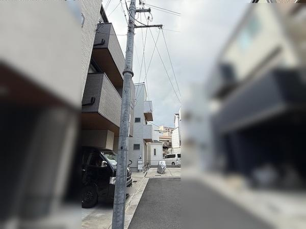 【前面道路含む現地写真】 | 大阪市東淀川区豊里2丁目　中古戸建