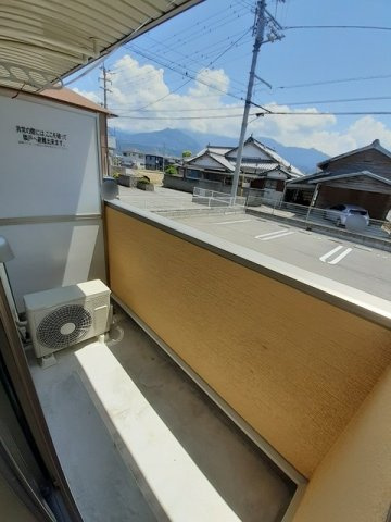 クラール朔日市Ａのバルコニー