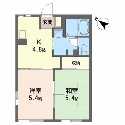 ディアス ケイワンの間取り