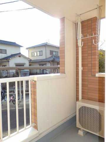 ルーラルⅡのバルコニー|落ち着いた時間を過ごせるバルコニーです