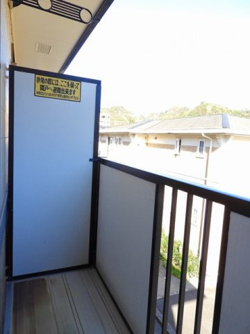 ソレアードＴのバルコニー|落ち着いた時間を過ごせるバルコニーです