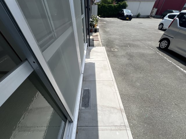 姫路市勝原区宮田のハイツのバルコニー