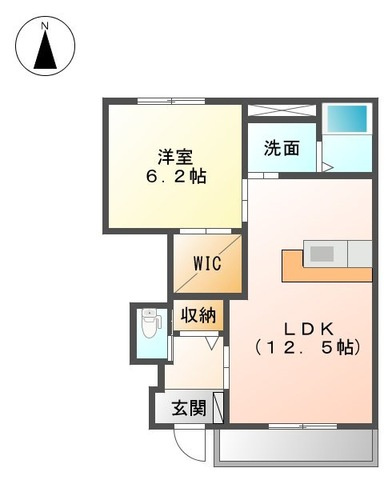 Masuemon Ⅱ番館の間取り