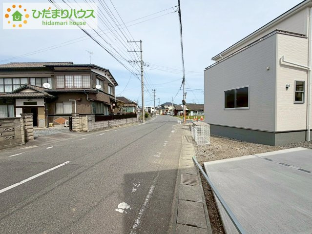 いわき市四倉上仁井田2期　新築戸建　1号棟の前面道路含む現地写真|平日・夜間もご案内可能(^^♪お気軽にお問い合わせくださいませ!(^^)!