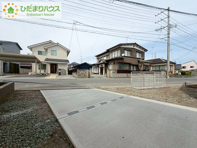 いわき市四倉上仁井田2期　新築戸建　1号棟の駐車場|たっぷりの陽光と心地よい風が舞い込む住まい♪