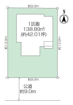 ＊建築条件付き売地＊ハイランド2丁目土地の画像