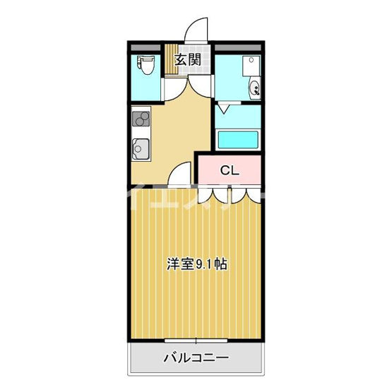 【間取り】 | メゾン　サンフィット