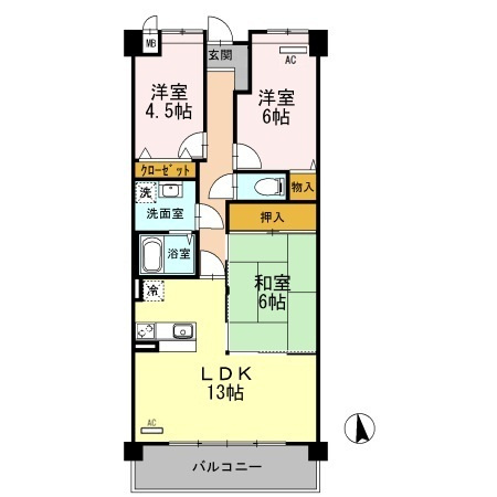 プラザハイツ二ツ屋A棟