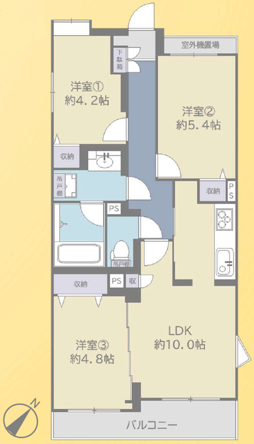 グランヴェール国分寺壱番館の間取り