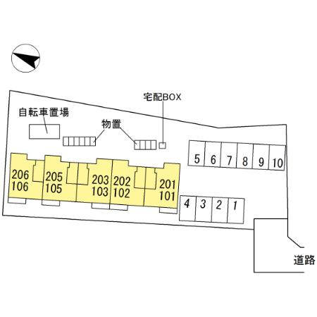 ハイカムール山王の区画図