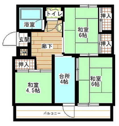 静岡県伊豆の国市1棟投資用マンション「満室想定21.61％」の間取り