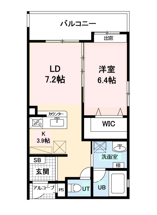 マンションエクセルハエバルの間取り