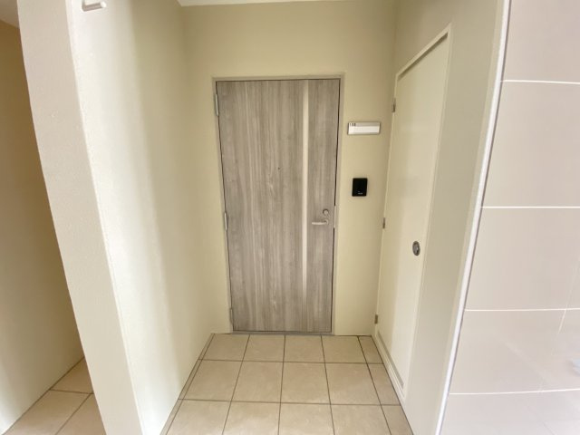 マンションエクセルハエバルの玄関