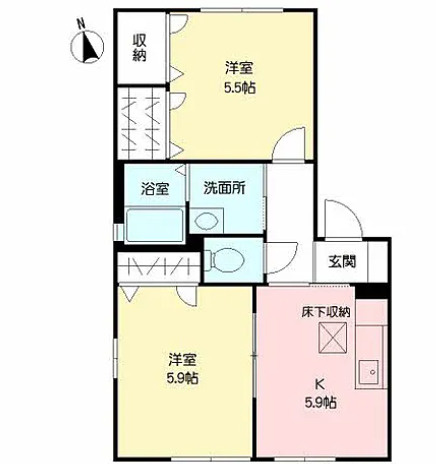 ソフィア小森野Bの間取り