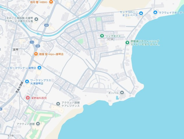 大津市雄琴　第26期　新築一戸建ての地図