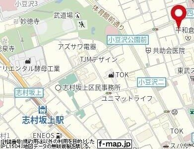 セジョリ志村坂上の地図