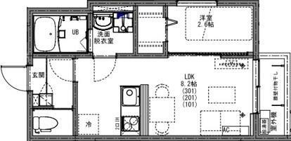 ＫＥＩＡＩ　ＲＥＳＩＤＥＮＣＥ　南柏の間取り| 