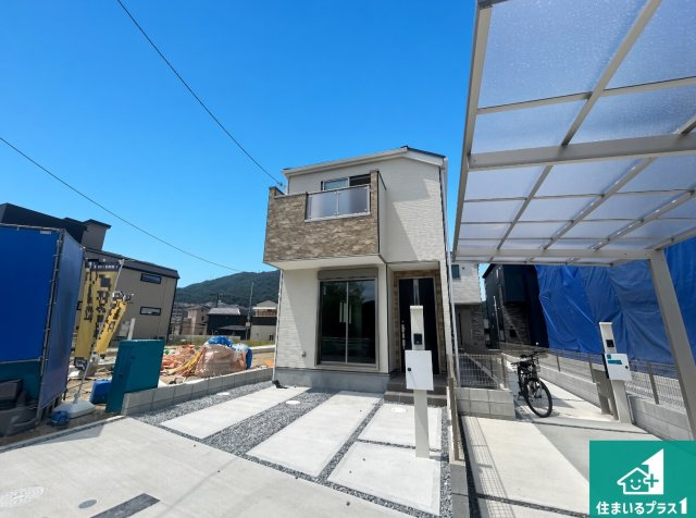 西宮市生瀬東町　第1期　新築一戸建ての外観|お客様に長く安心して住んでいだだける事にこだわった家づくり！住んでからのアフターサービスにもしっかりと取り組んでいます！