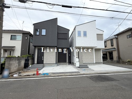 【外観】 | 【仲介手数料０円】相模原市中央区淵野辺本町4丁目1期　新築一戸建て　2号棟　全2棟 | 全体【仲介手数料０円】相模原市中央区淵野辺本町4丁目1期　新築一戸建て　全2棟