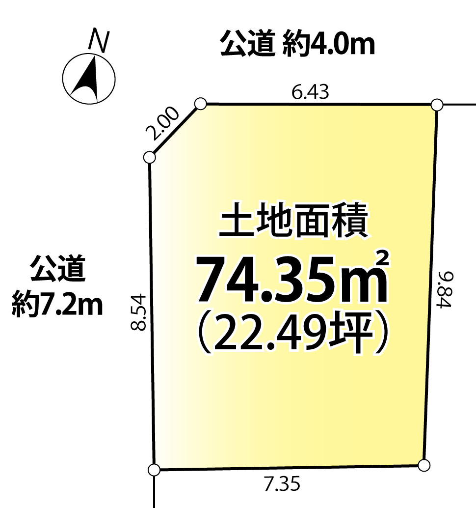 中目黒５　戸建の区画図