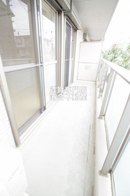【バルコニー】 | パラッツォ淵野辺Ⅱ | 南西向きの広々とした明るいバルコニー◎