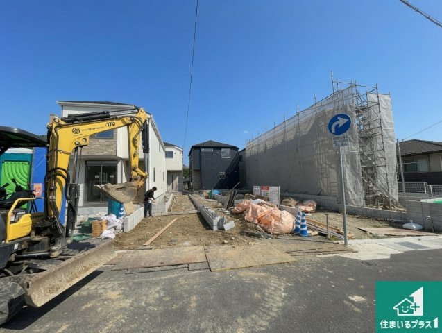 西宮市生瀬東町　第1期　新築一戸建ての外観|周辺は落ち着いた街並みの住宅地！子育てがしやすい住環境です！まだ未完成ですが、現地でしかわからない事もございます。是非一度ご覧ください。