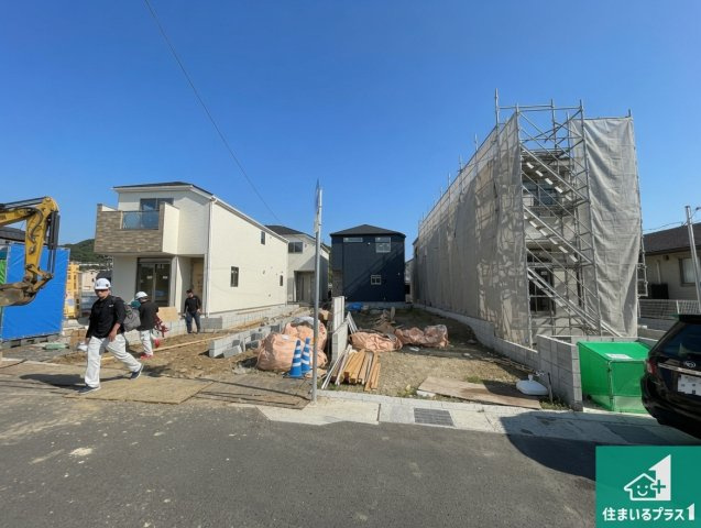 西宮市生瀬東町　第1期　新築一戸建ての外観|周辺は落ち着いた街並みの住宅地！子育てがしやすい住環境です！まだ未完成ですが、現地でしかわからない事もございます。是非一度ご覧ください。