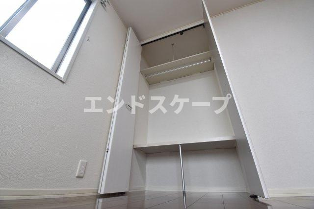 シャン・ド・フルール　Ⅱの収納|高崎、前橋エリアのお部屋探しはエンドスケープまで！お客様の理想お聞かせ下さい♪