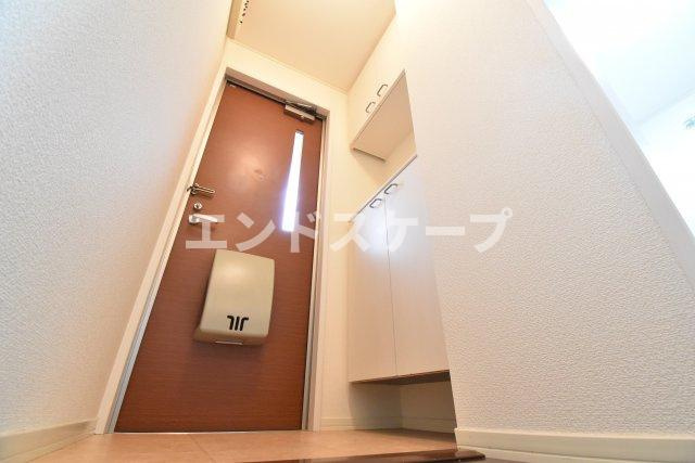 シャン・ド・フルール　Ⅱの玄関|高崎、前橋エリアのお部屋探しはエンドスケープまで！お客様の理想お聞かせ下さい♪