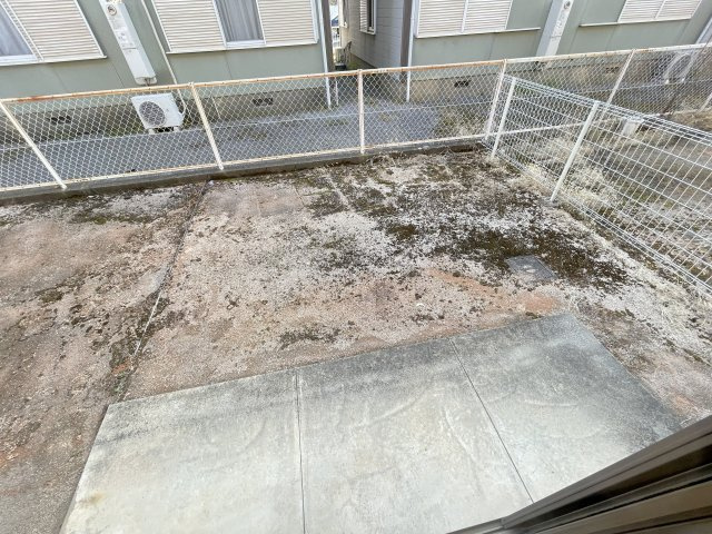 ライフタウニーB街区5号棟の庭