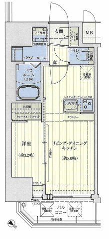 スワンズシティ神戸湊川Ⅱの間取り